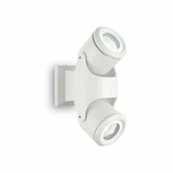 Luminaires Ideallux Applique murale d'extérieur Ideal Lux XENO Blanc, 2 lumières