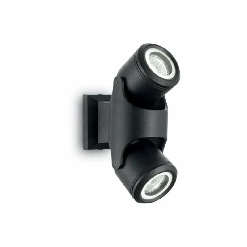 Luminaires Ideallux Applique murale d'extérieur Ideal Lux XENO Noir, 2 lumières