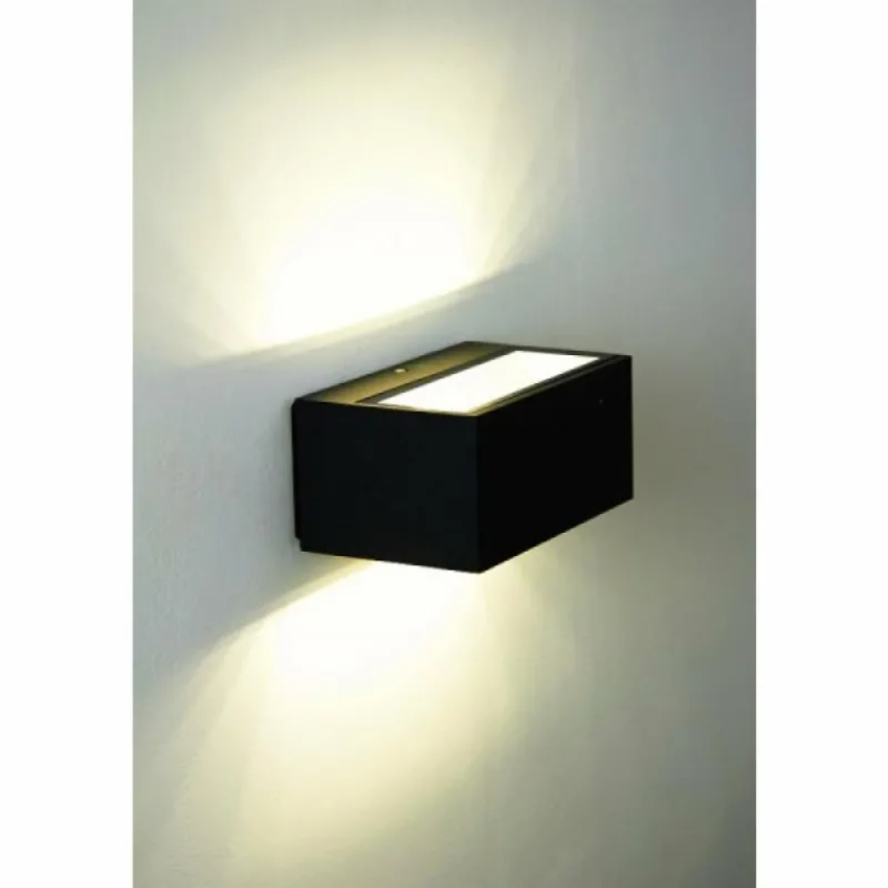 hofstein Applique murale d'extérieur Spider LED Anthracite, 1 lumière