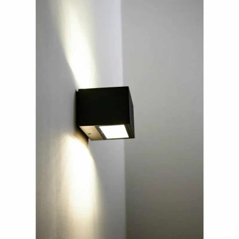 hofstein Applique murale d'extérieur Spider LED Anthracite, 1 lumière