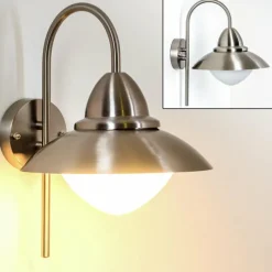 hofstein Applique murale d'extérieur Gielas Acier inoxydable, 1 lumière