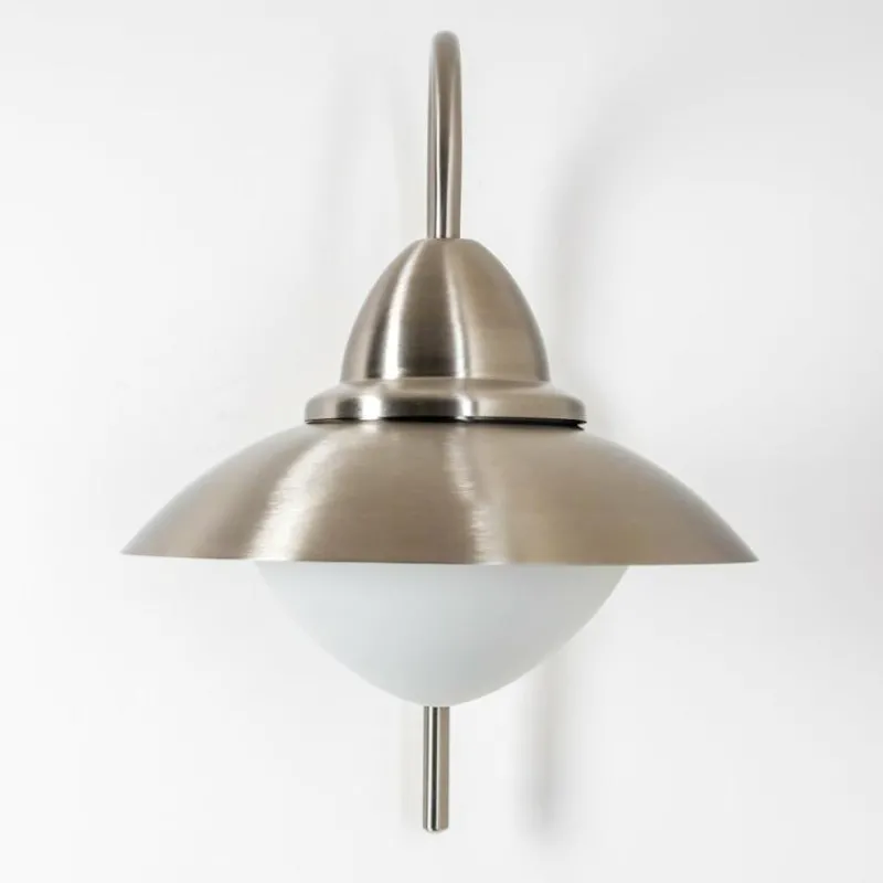 hofstein Applique murale d'extérieur Gielas Acier inoxydable, 1 lumière