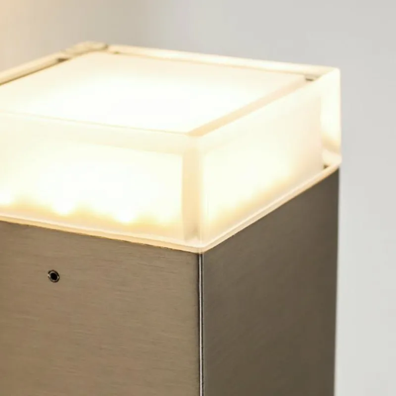 hofstein Applique murale d'extérieur Tibor LED Acier inoxydable, 2 lumières