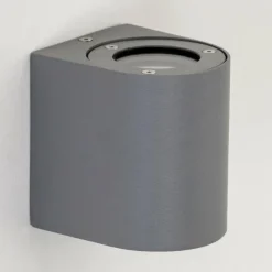 hofstein Applique murale d'extérieur Mora LED Gris, 2 lumières