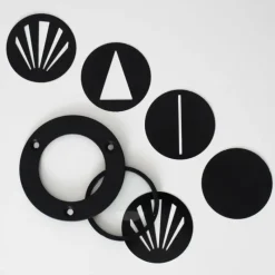 hofstein Applique murale d'extérieur Orsa LED Noir, 2 lumières