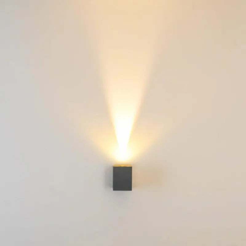 hofstein Applique murale d'extérieur Orsa LED Gris, 2 lumières