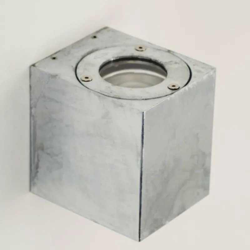 hofstein Applique murale d'extérieur Orsa LED Zingué, 2 lumières