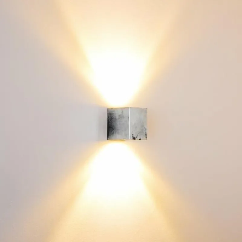 hofstein Applique murale d'extérieur Orsa LED Zingué, 2 lumières