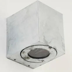 hofstein Applique murale d'extérieur Orsa LED Zingué, 2 lumières