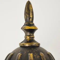 Luminaires Rustiques-hofstein Applique murale d'extérieur Ribadeo Noir doré, 1 lumière