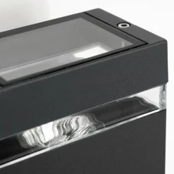 hofstein Applique murale d'extérieur Edevik Anthracite, 2 lumières