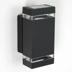 hofstein Applique murale d'extérieur Edevik Anthracite, 2 lumières