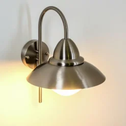 hofstein Applique murale d'extérieur Gielas Acier inoxydable, 1 lumière