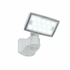 Luminaires Lutec Applique murale d'extérieur Lutec PERI LED Blanc, 1 lumière, Détecteur de mouvement