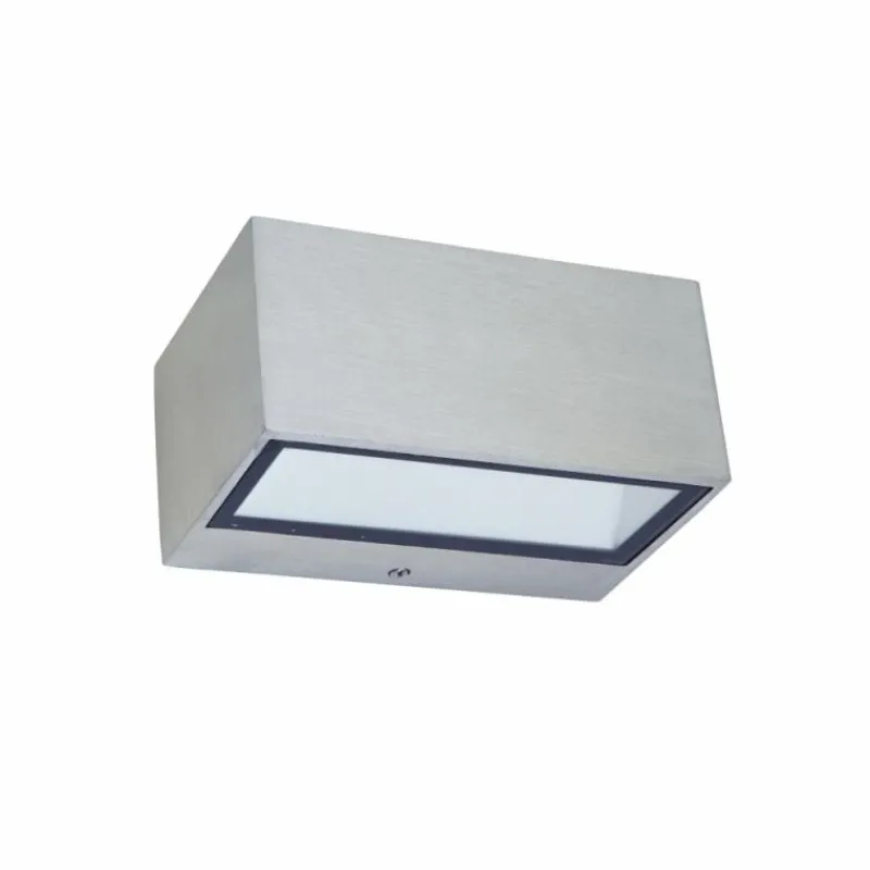Luminaires Lutec Applique murale d'extérieur Lutec GEMINI LED Gris, Argenté, 1 lumière
