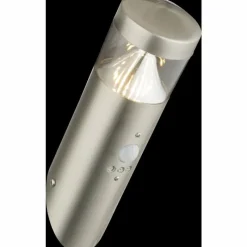 Luminaires Globo Lighting Applique murale d'extérieur Globo Fosca LED Argenté, 1 lumière, Détecteur de mouvement
