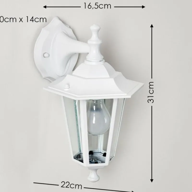 hofstein Applique murale d'extérieur Valtimo Blanc, 1 lumière