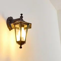 hofstein Applique murale d'extérieur Valtimo Noir, 1 lumière