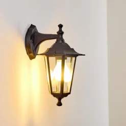 hofstein Applique murale d'extérieur Valtimo Noir, 1 lumière