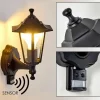 hofstein Applique murale d'extérieur Valtimo Noir, 1 lumière, Détecteur de mouvement