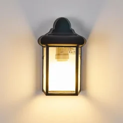 hofstein Applique murale d'extérieur Murto Noir, 1 lumière