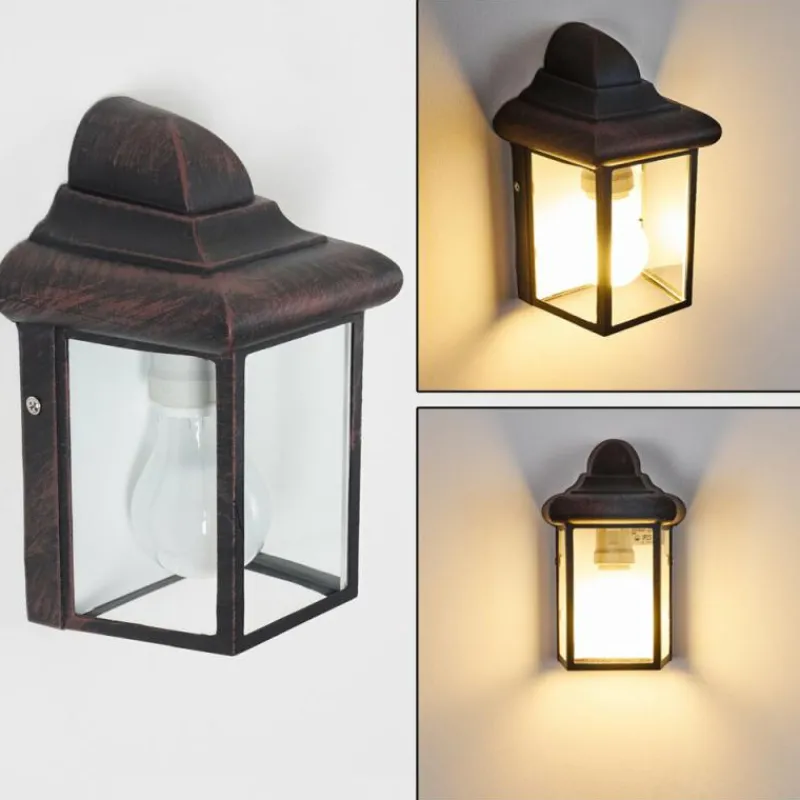 hofstein Applique murale d'extérieur Murto Rouille, 1 lumière