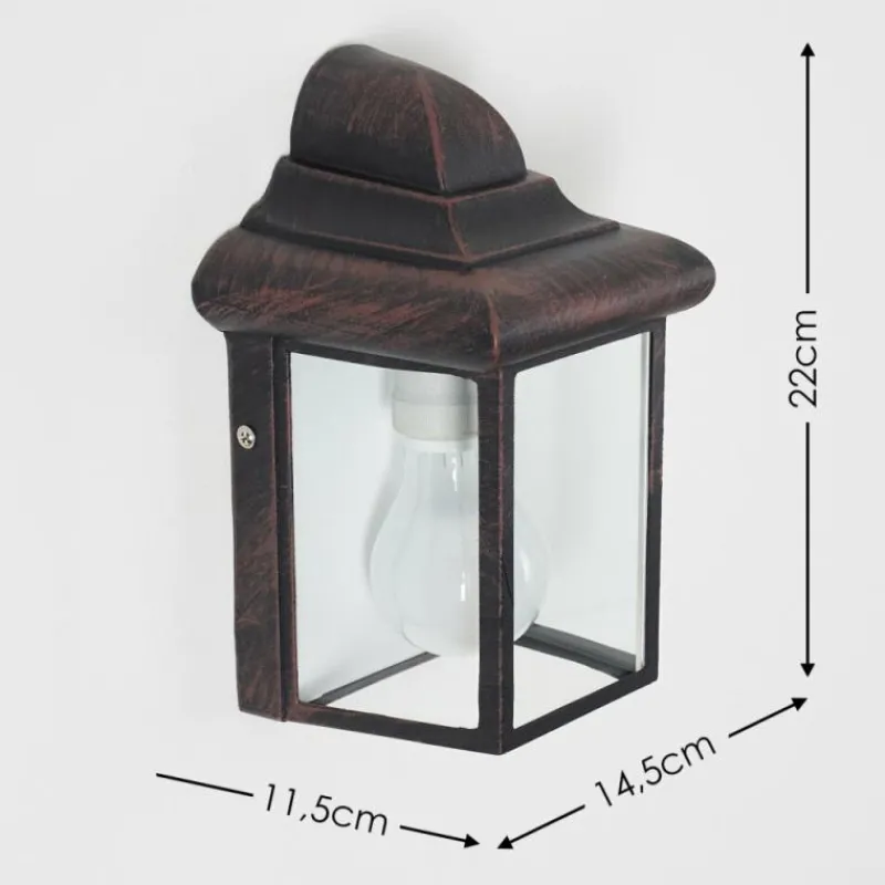 hofstein Applique murale d'extérieur Murto Rouille, 1 lumière