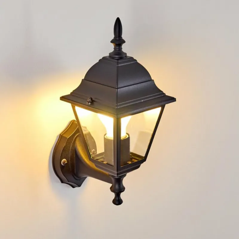 hofstein Applique murale d'extérieur Murto Noir, 1 lumière