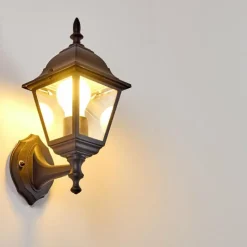 hofstein Applique murale d'extérieur Murto Noir, 1 lumière