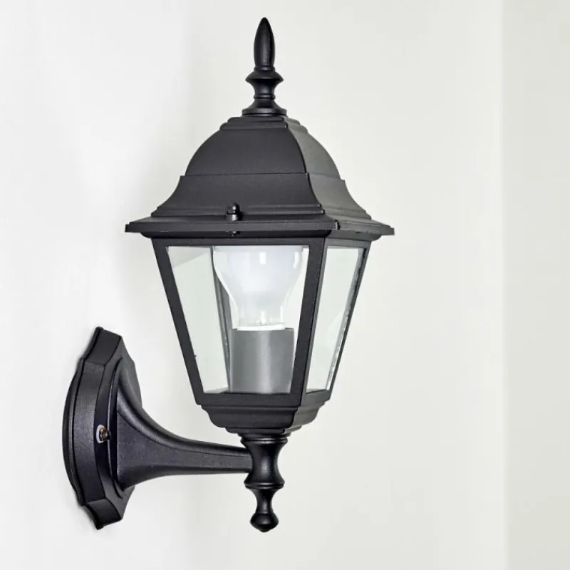 hofstein Applique murale d'extérieur Murto Noir, 1 lumière