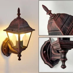 hofstein Applique murale d'extérieur Murto Rouille, 1 lumière