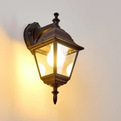 hofstein Applique murale d'extérieur Murto Noir, 1 lumière