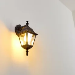 hofstein Applique murale d'extérieur Murto Noir, 1 lumière