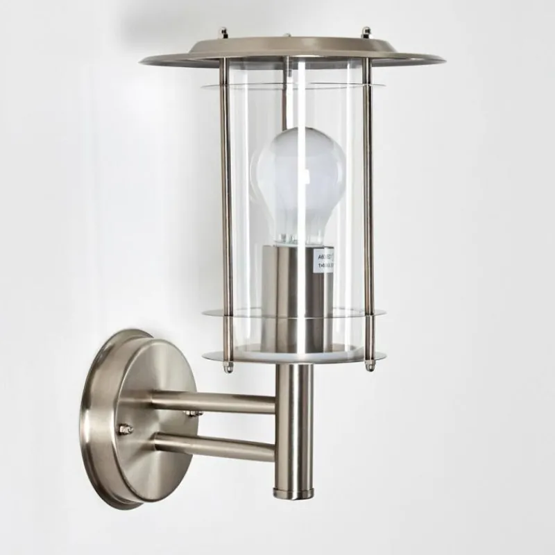 hofstein Applique murale d'extérieur Mulo Acier inoxydable, 1 lumière