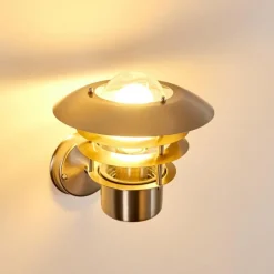 hofstein Applique murale d'extérieur Juva Acier inoxydable, 1 lumière