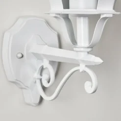 hofstein Applique murale d'extérieur Lentua Blanc, 1 lumière