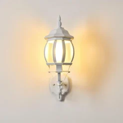 hofstein Applique murale d'extérieur Lentua Blanc, 1 lumière