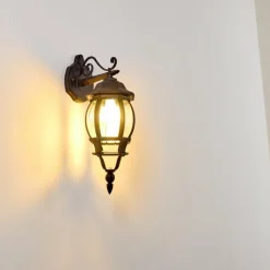 hofstein Applique murale d'extérieur Lentua Noir, 1 lumière