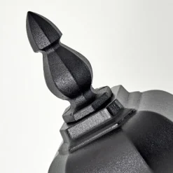 hofstein Applique murale d'extérieur Lentua Noir, 1 lumière, Détecteur de mouvement