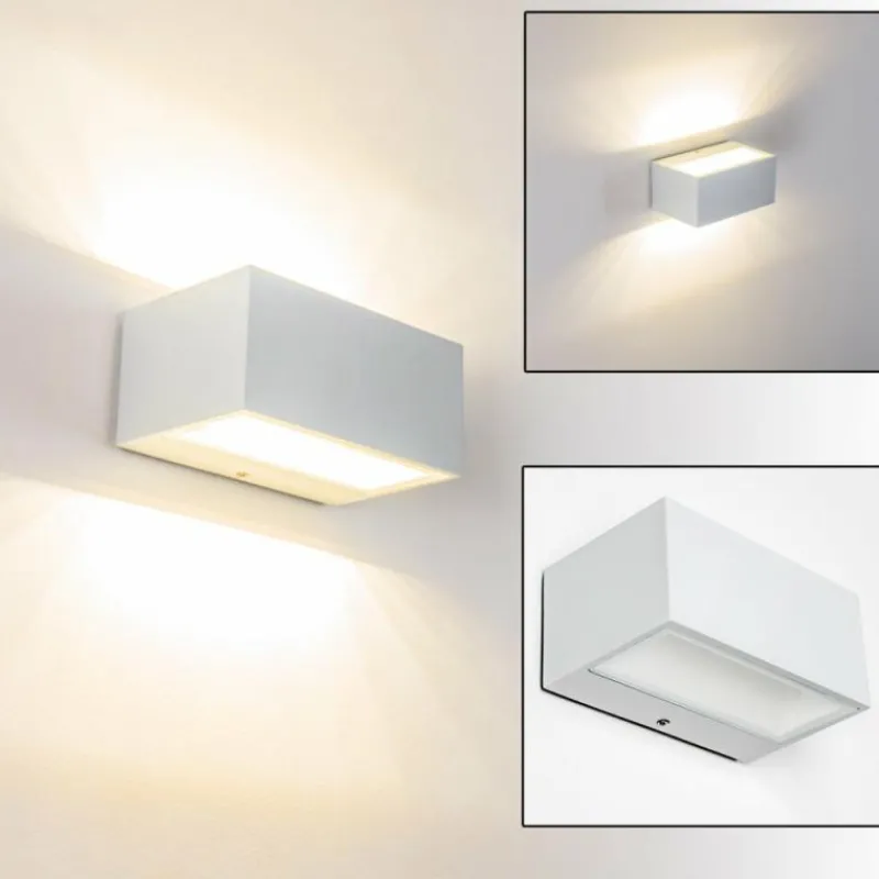 hofstein Applique murale d'extérieur Spider LED Blanc, 1 lumière