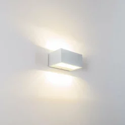 hofstein Applique murale d'extérieur Spider LED Blanc, 1 lumière