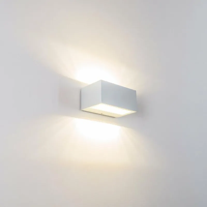 hofstein Applique murale d'extérieur Spider LED Blanc, 1 lumière