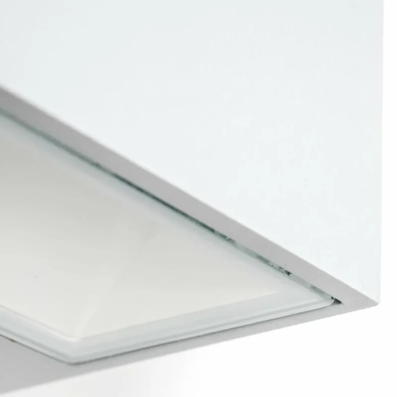 hofstein Applique murale d'extérieur Spider LED Blanc, 1 lumière