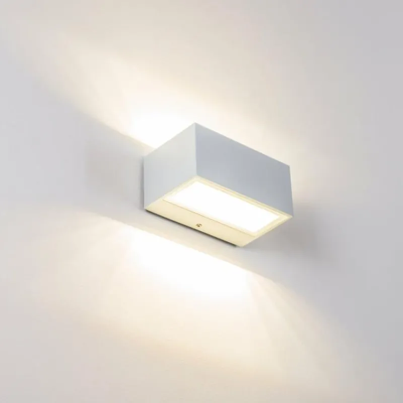 hofstein Applique murale d'extérieur Spider LED Blanc, 1 lumière