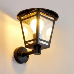 hofstein Applique murale d'extérieur Siera Noir, 1 lumière