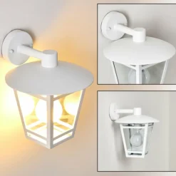 hofstein Applique murale d'extérieur Siera Blanc, 1 lumière