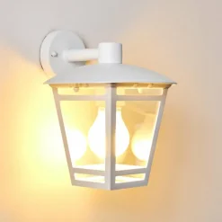 hofstein Applique murale d'extérieur Siera Blanc, 1 lumière