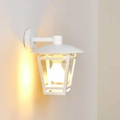 hofstein Applique murale d'extérieur Siera Blanc, 1 lumière