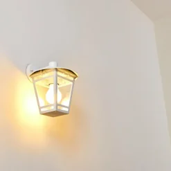 hofstein Applique murale d'extérieur Siera Blanc, 1 lumière