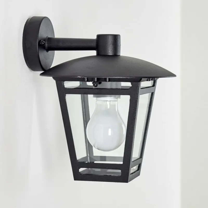 hofstein Applique murale d'extérieur Siera Noir, 1 lumière
